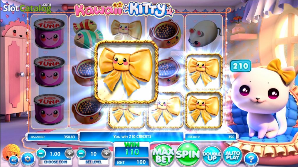 Kawaii Kitty grafički interfejs igre