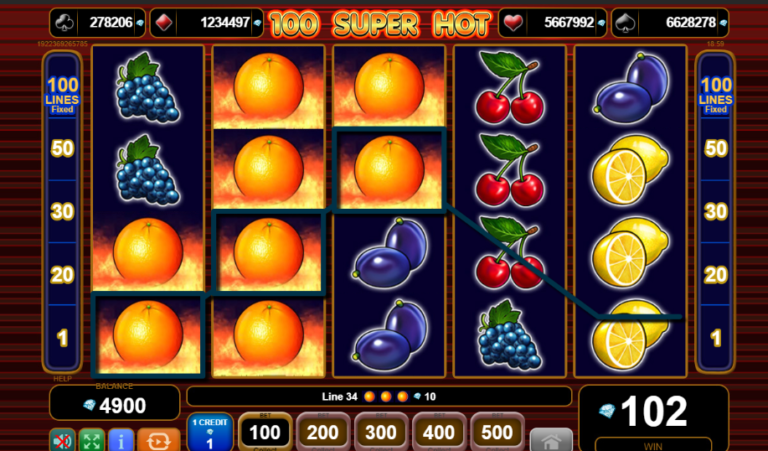 100 Super Hot - Online Casino Bonus