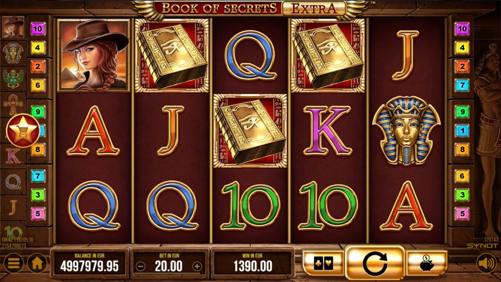 Book of secrets extra slot
